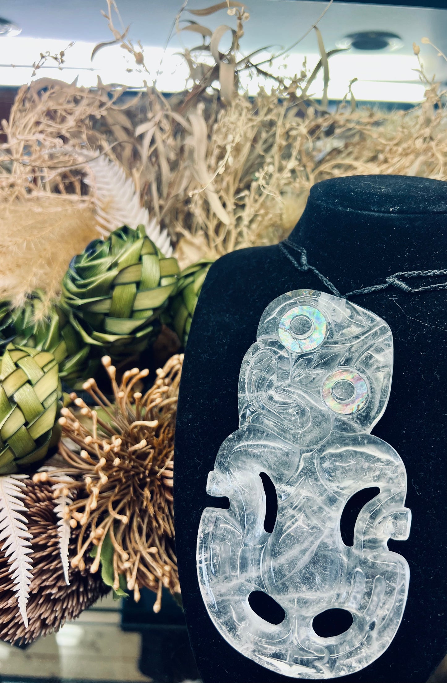 Clear Quartz Hei Tiki - XXL