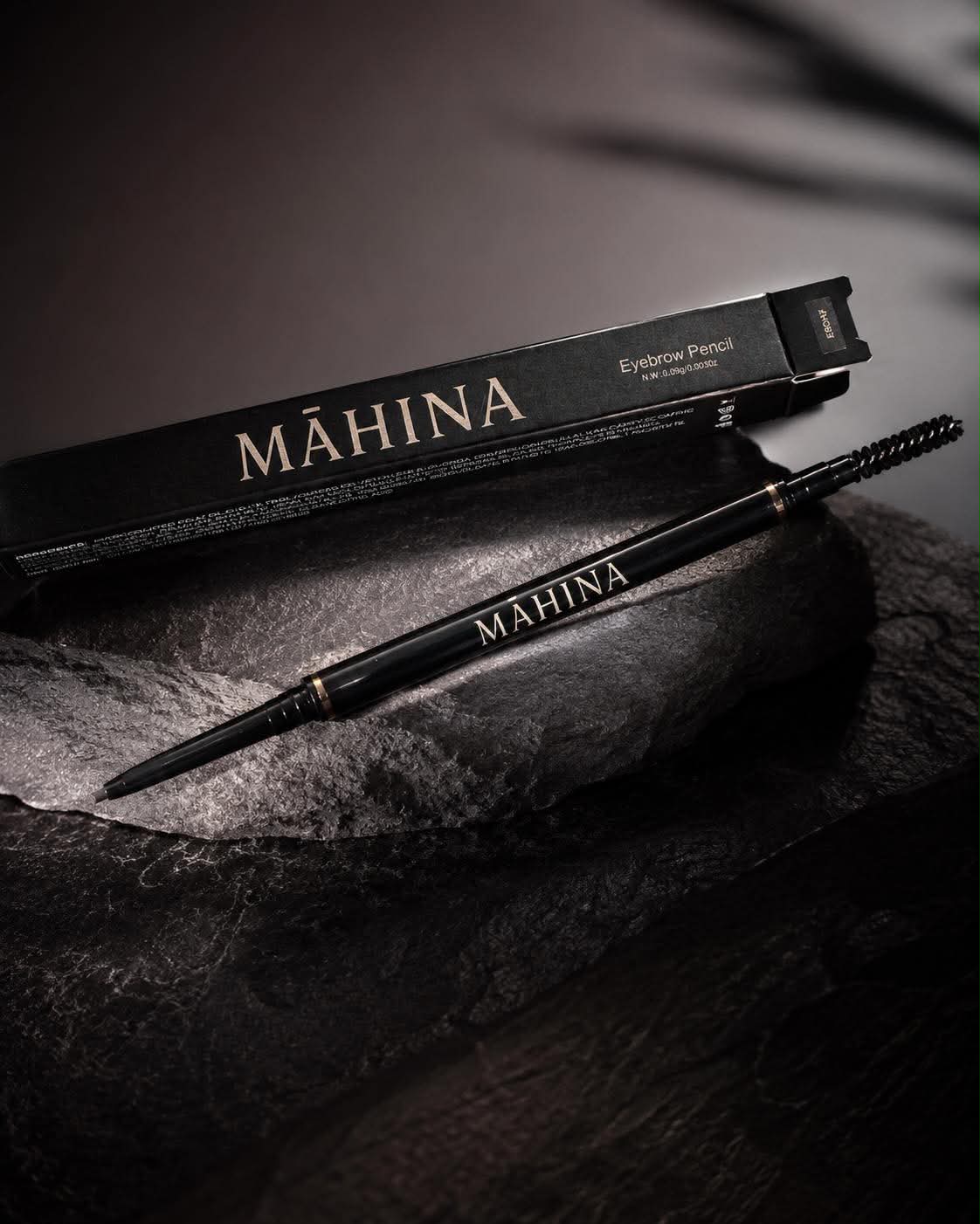 Eyebrow fill in pencil with brush.