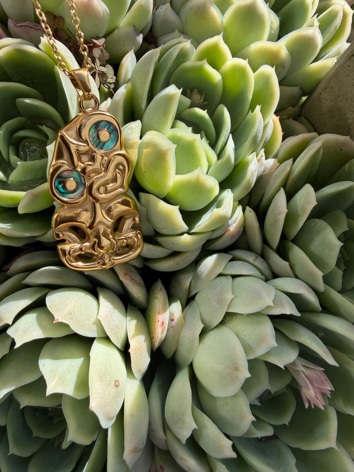Mini Heitiki 18k gold plated