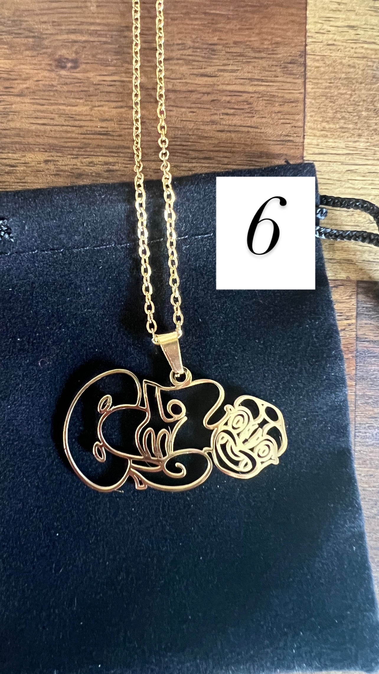 24k gold plated pendant