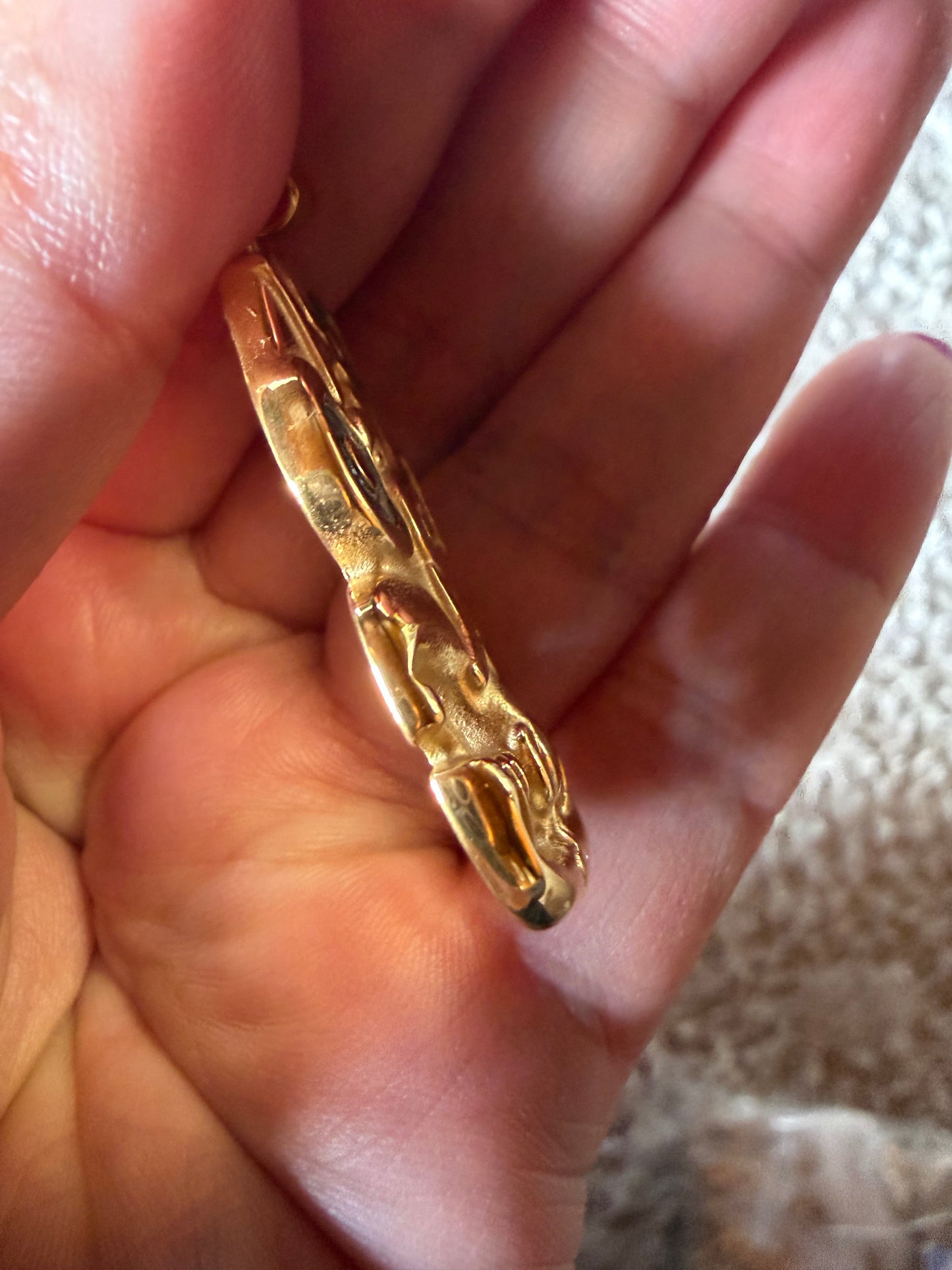 Mini Heitiki 18k gold plated
